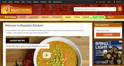 Desktop Screenshot of manjulaskitchen.com